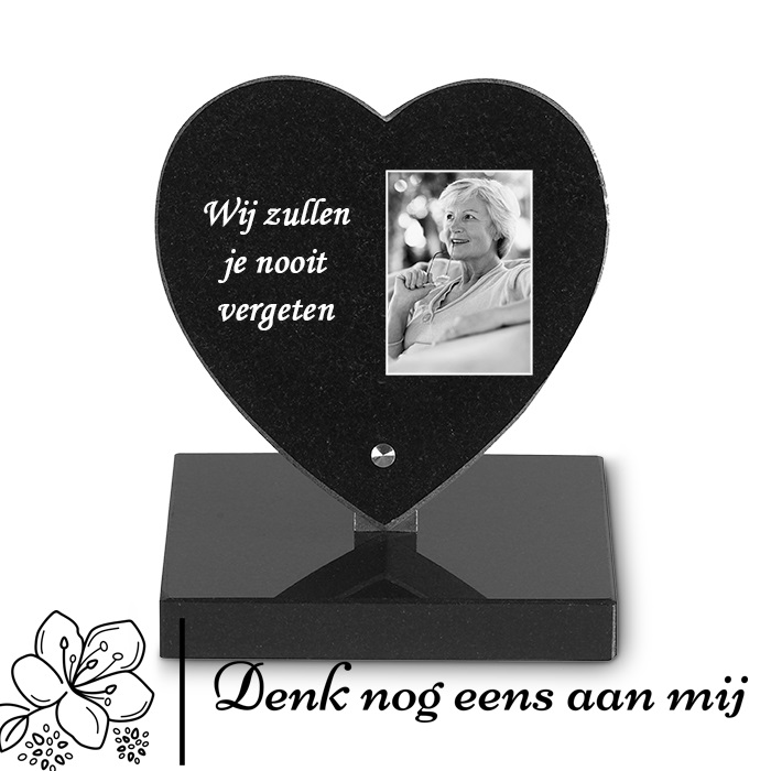 Marlin 15x15     Tekst + Laserfoto persoon