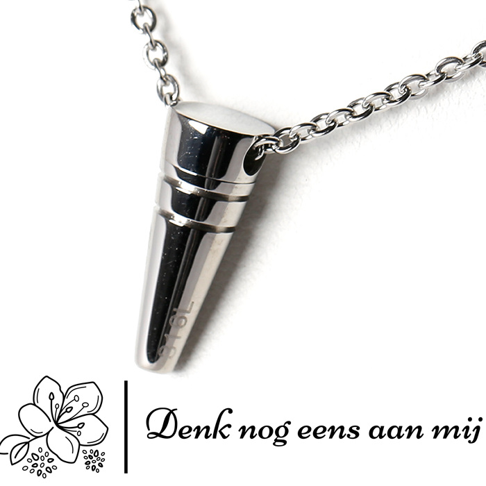 Assieraad incl ketting - Edelstaal