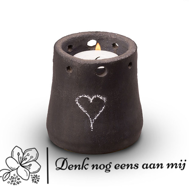Keramische kaarshouder My Feelings