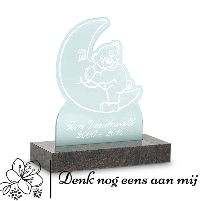 Beer op maan in glas