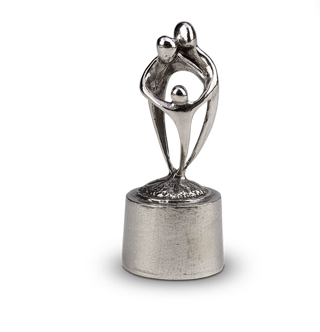 Asbeeld zilvertin - De sterke band tussen ouders en kind